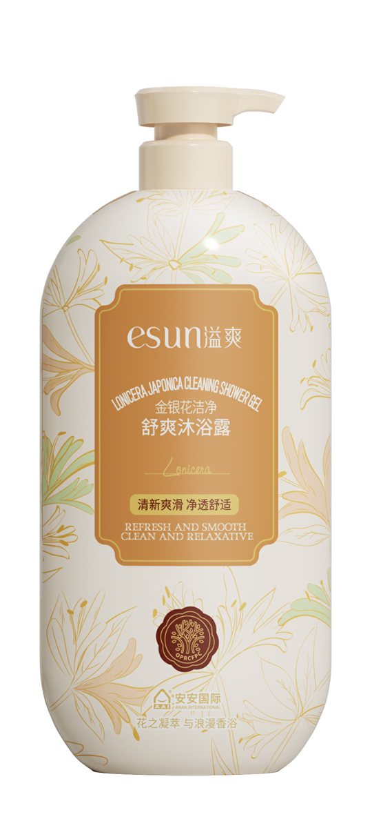 安安国际金银花干净舒爽洗澡露