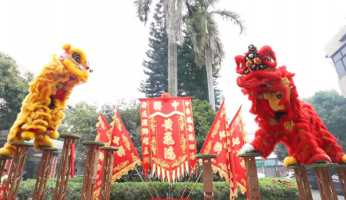 龙腾狮跃，共铸鲜丽未来！